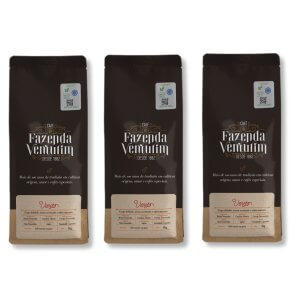 Kit Café Torrado em Grãos Veneto pct 1kg (3un)